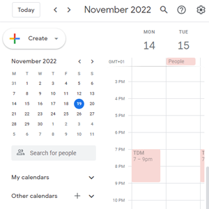 listas de tareas en calendar.google.com